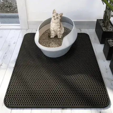 Double Layer Non-Slip Pet Cat Litter Mat