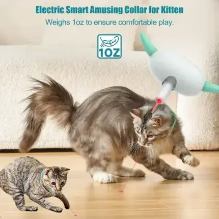 Intelligent Playful Collar for Kittens