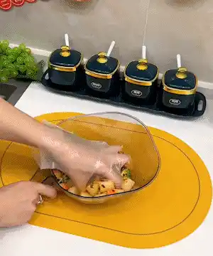 Drain Basket in Use